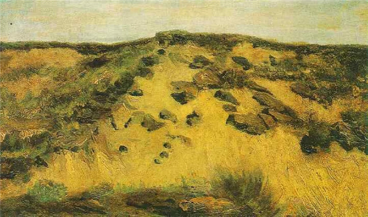 Dunes Vincent Willem Van Gogh Oil Painting - Click Image to Close